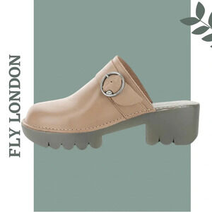 Fly  London Enda 510 Clog Bridle Rose Pink Various Sizes Available